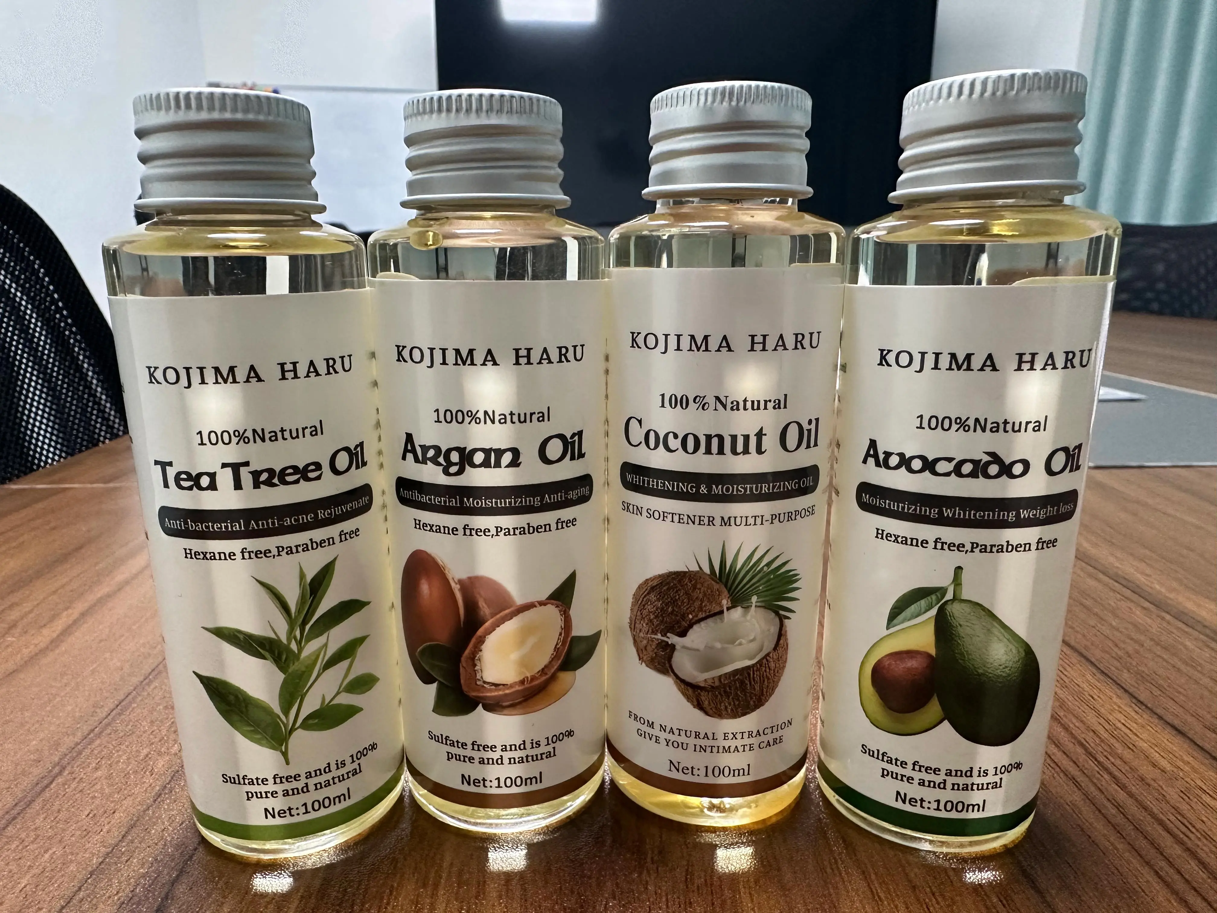 High Efficacy 100% Pure Organic Natural Massage Coconut Avocado Tea Tree Essential Oil Body Care Jojoba Tea Tree Essential Oil