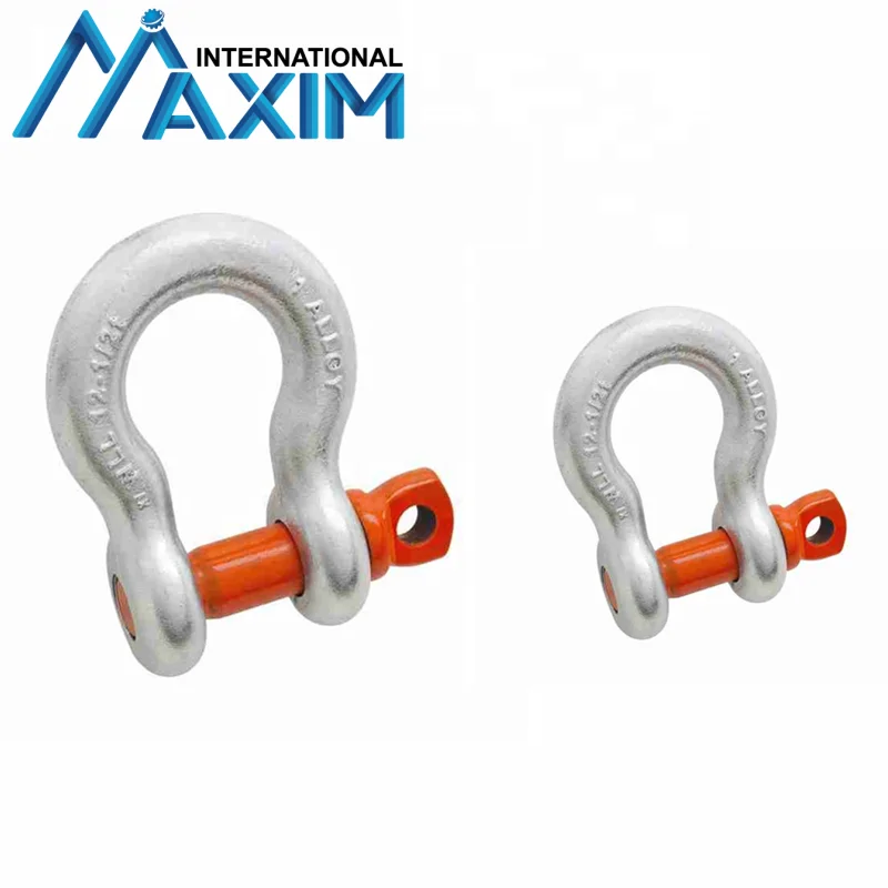 Galvanized High Tensile Bolt Type G80 Alloy Steel Anchor Shackle