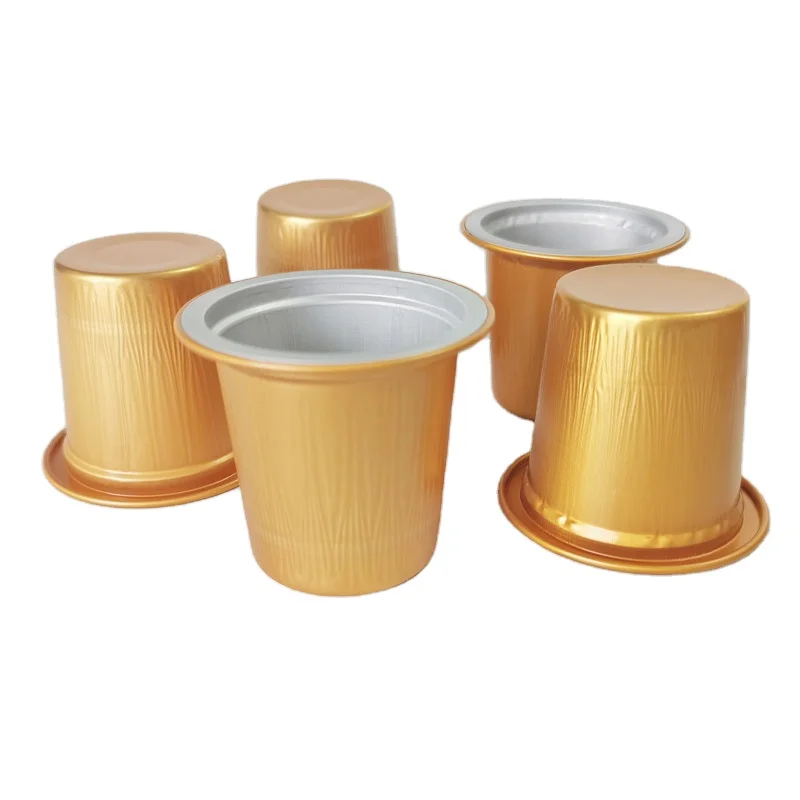 45ML top out 50mm alu foil sealing container coffee concentrate cup lid can be printing