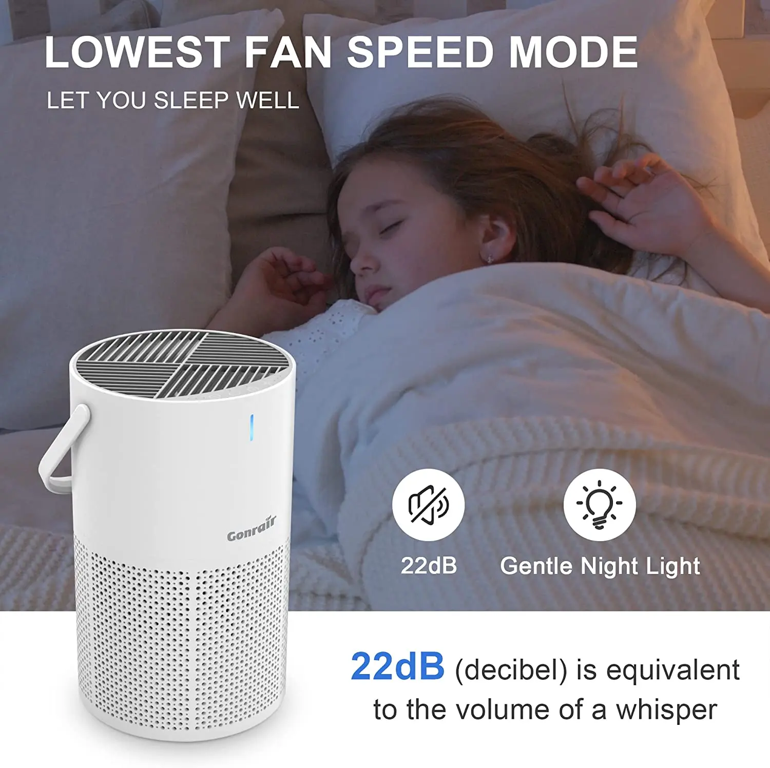 2022 New Product Be Sold Directly United States and Canada Portable Desktop Air Purifier Home Office