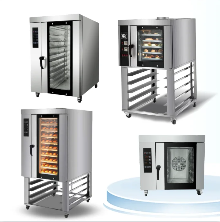 China wholesale ce Competitive commercial combination deck convection oven professional supplier single price with proofer steam