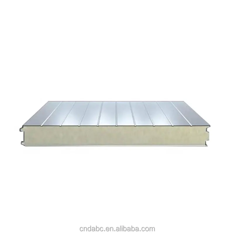 CE Exterior Fireproof Thermal Insulation EPS/Rock Wool/PU /PUR/PIR panneaux Sandwich Panel Wall and Roof for warehouse Cold room