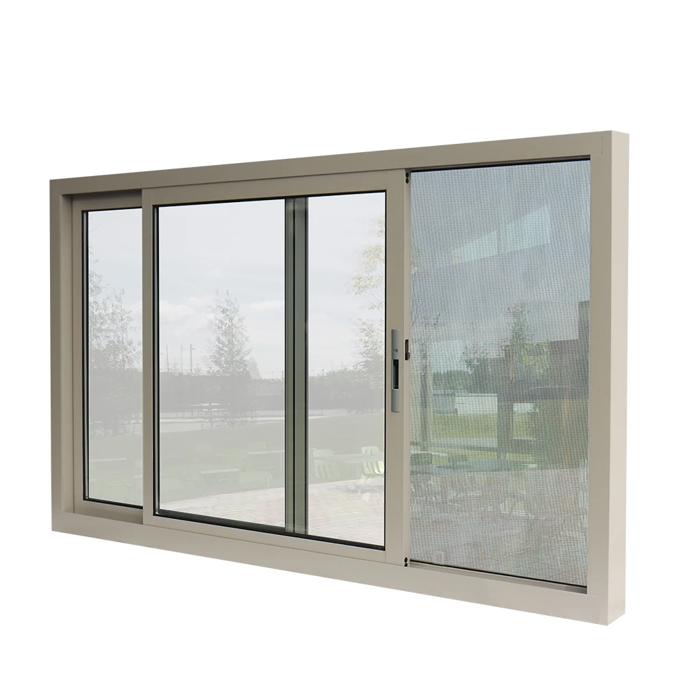 10 years warranty noiseless double glass window
