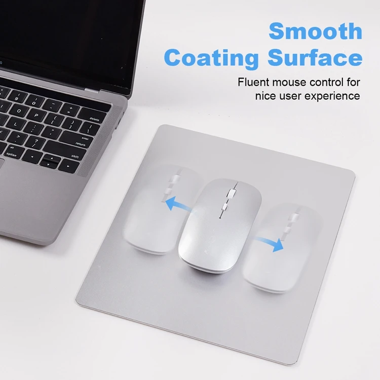 Double Sided Waterproof Metal Aluminium Hard Gaming Mouse Pad Wholesale