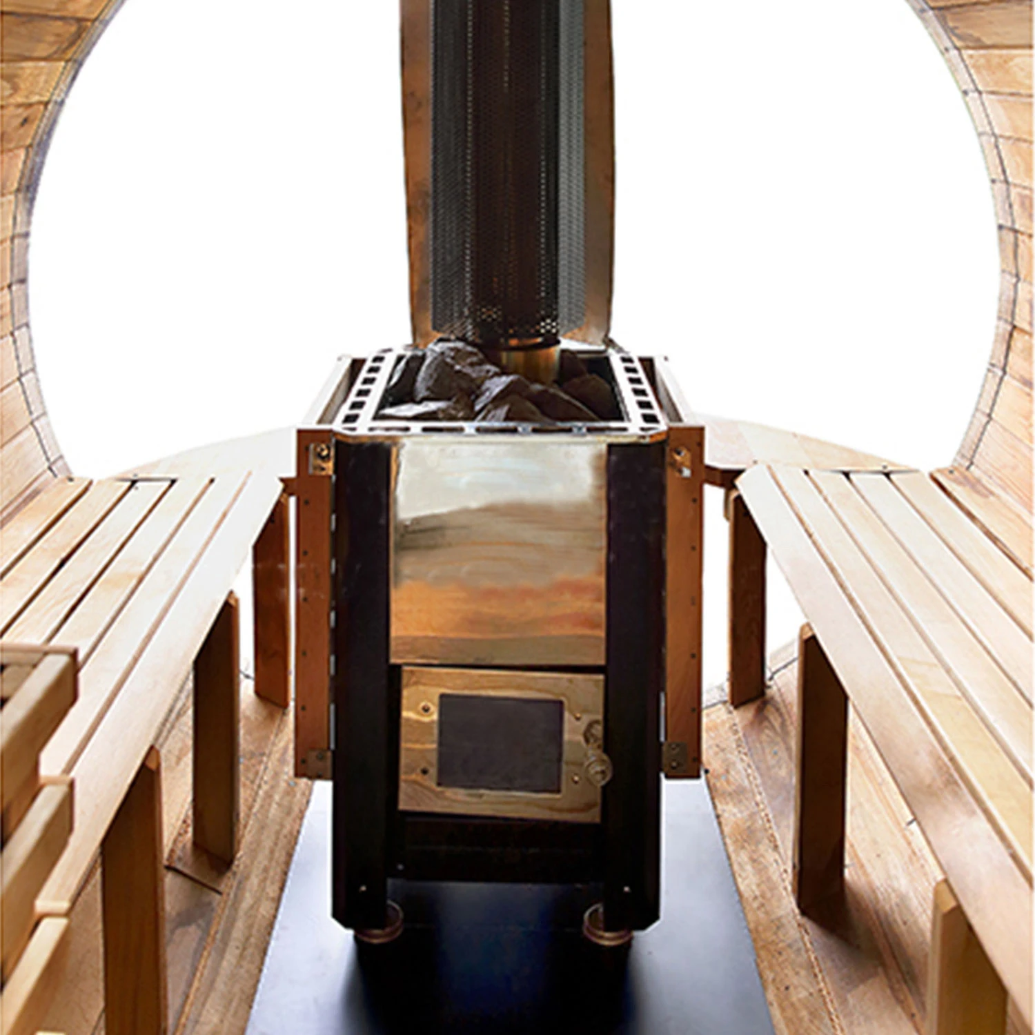 Good sale outdoor sauna home use burning stove sauna rooms with barrel sauna in USA warehouse