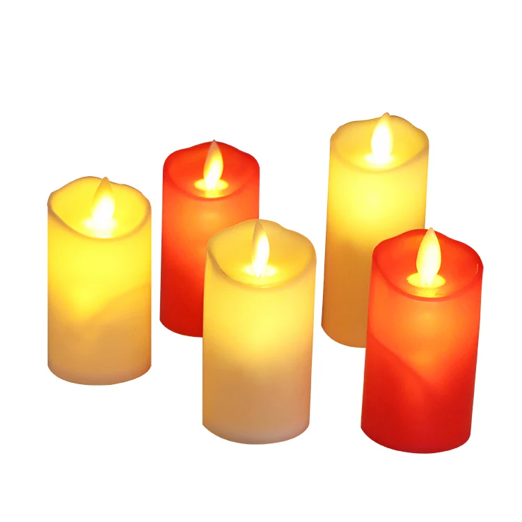 Wholesale New Design Fashion Gift Sets Electric Carving Decorative Light Wedding 12 pack of Flameless Led Candles