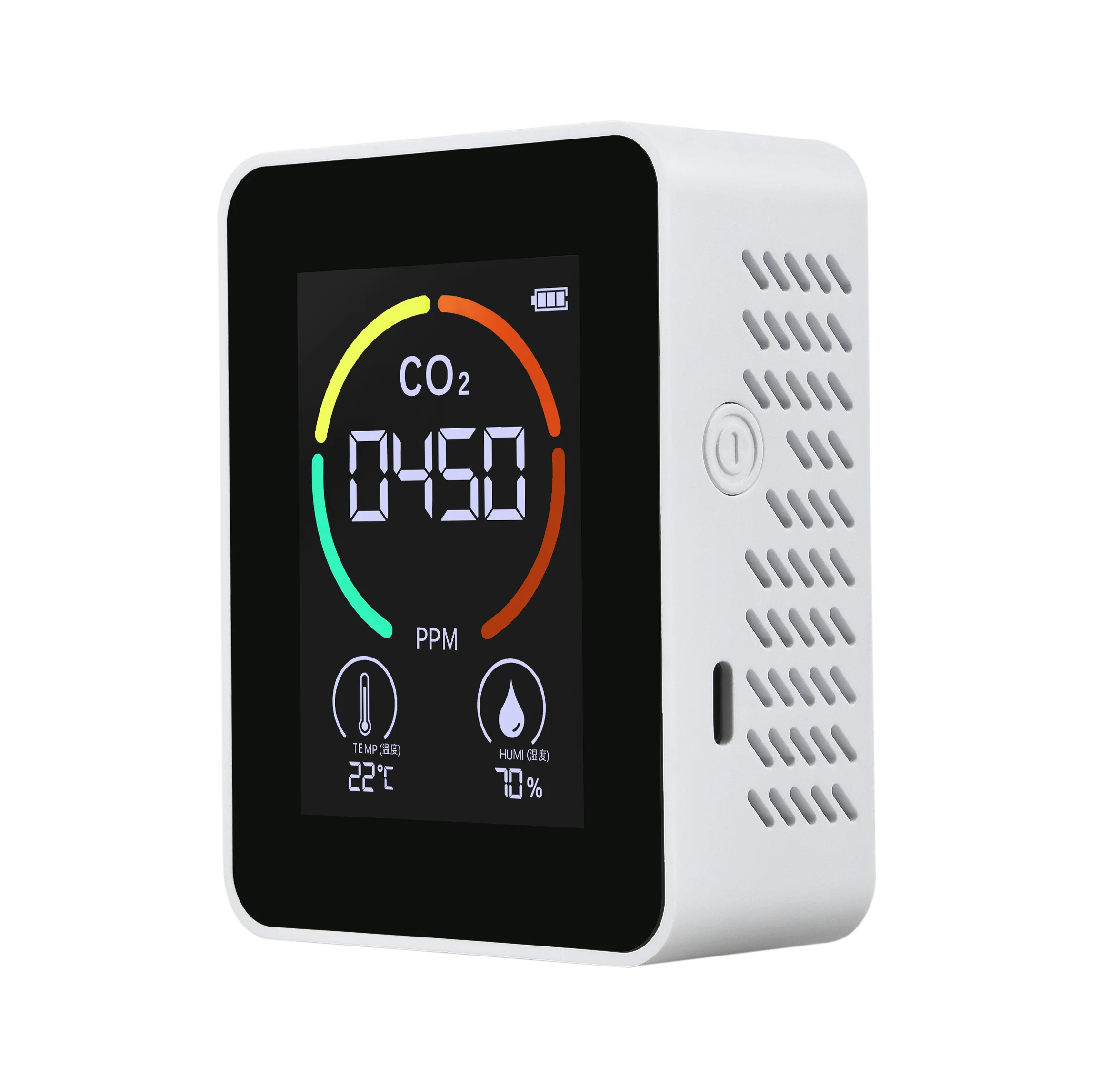 Wholesale price Carbon Dioxide Detector Rechargeable CO2 Monitor Portable Air Quality Monitor
