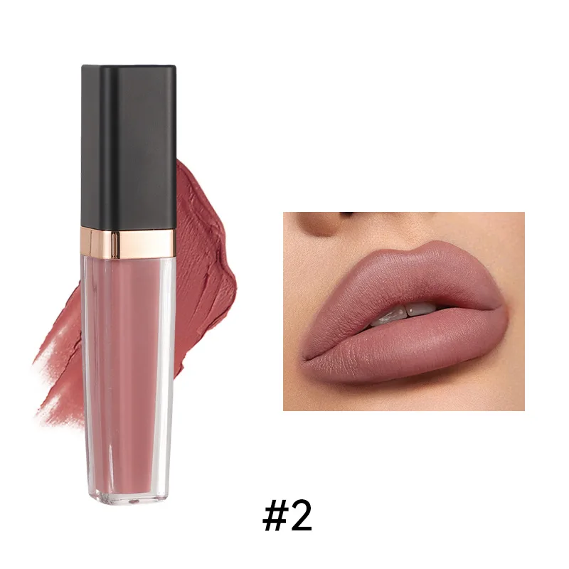 Hypoallergenic Vitamin E Vegan Lip Stick Long Lasting Waterproof Matte Liquid Lip Gloss Fawless Cheap Velvet Liquid Lipstick