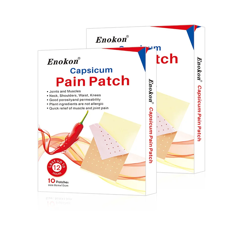 Best selling hot sell products Knee pain relief hot patch capsicum plaster factory
