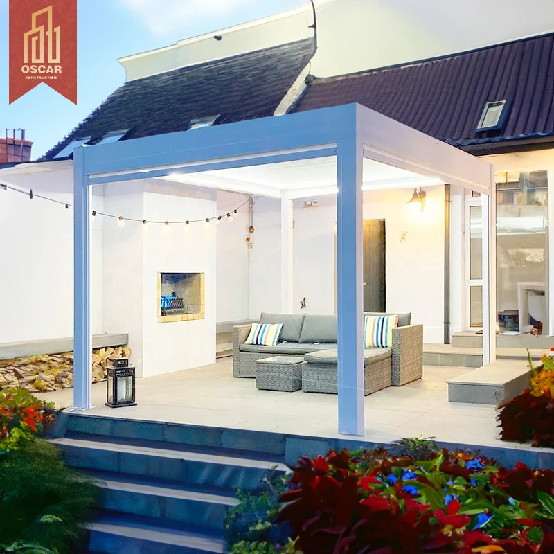 Easily Assembled Aluminium Opening Patio Roof Pergola Pavilion