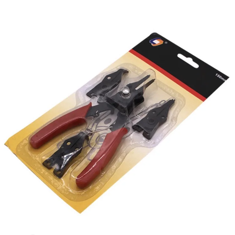 Snap Ring Plier 4 IN 1 Multifunctional Snap Ring Pliers Multi Tools Multi Crimp Tool Internal External Ring Remover