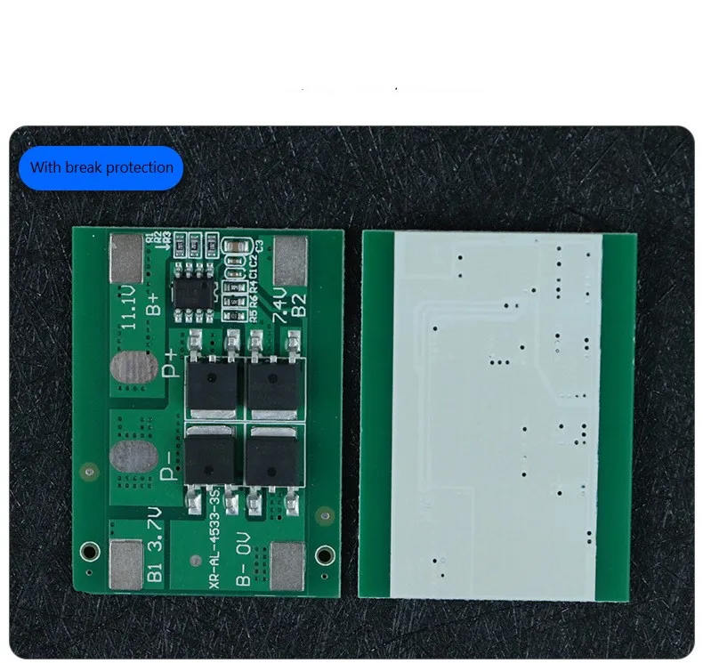 BMS 3S 10A 11.1V common port 18650 lithium battery bms protection board continuous 10A protection current 35A