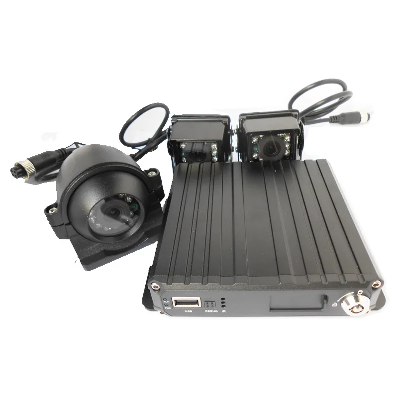
4CH 720P/1080P Mobile DVR Kit Support 3G 4G WiFi GPS MDVR with Car/Bus/Truck/Vehicles Camera Recorder 