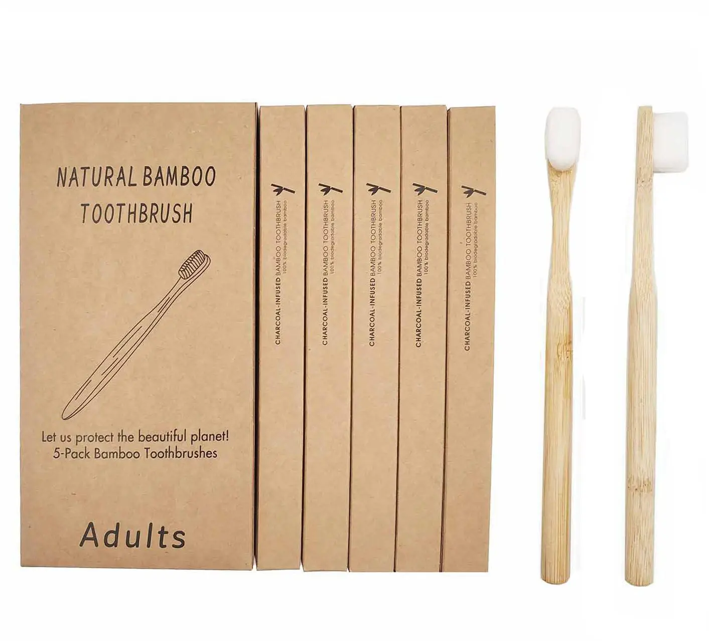 Eco Micro Nano Ultra Soft-bristled Adult Toothbrush 10000 Hot Selling Super Fine NANO Toothbrush