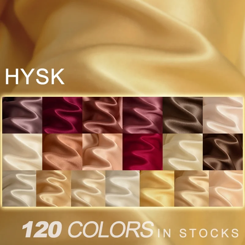 Оптовая продажа, оригинальный Шелковый Свадебный Материал разных цветов, Оригинальный китайский настоящий чистый натуральный простой 100% атласный креп, шелковая ткань для платья