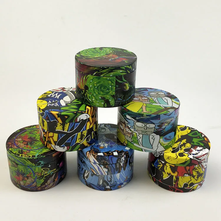 2023 Best Selling Aluminum Herb Grinder 4 Parts 40MM Portable Herb Grinder Smoke Shop Accessories