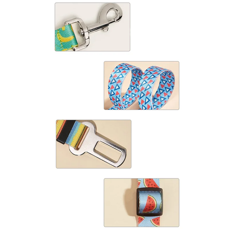 Ikitten Pet Supplies Dog Accessories Pet Safety Leads Vehicle Dog Leash Car Seat Belt