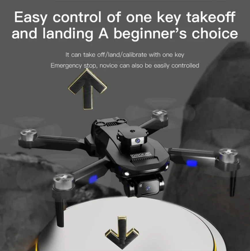 mini drone brushless wind resistance drone 6k dual camera with obstacle avoidance 360 degree flip flying drones