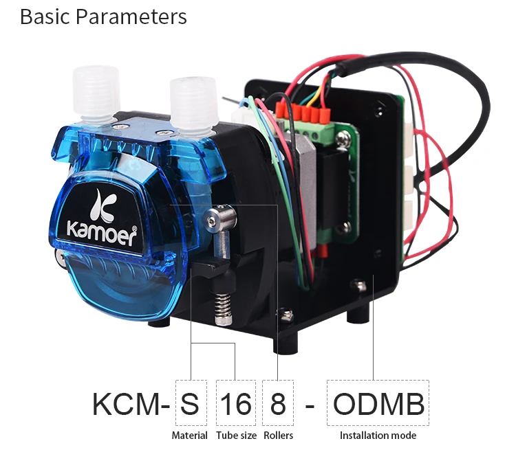  Микроперистальтический Насос Kamoer KCM 12 В/24 В перистальтический насос для переноса