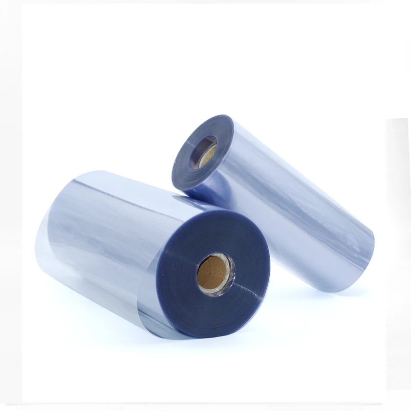 Eco-friendly OEM Size Plastic PVC Sheet Rolls Rigid Clear Transparent PVC Film For Thermoforming