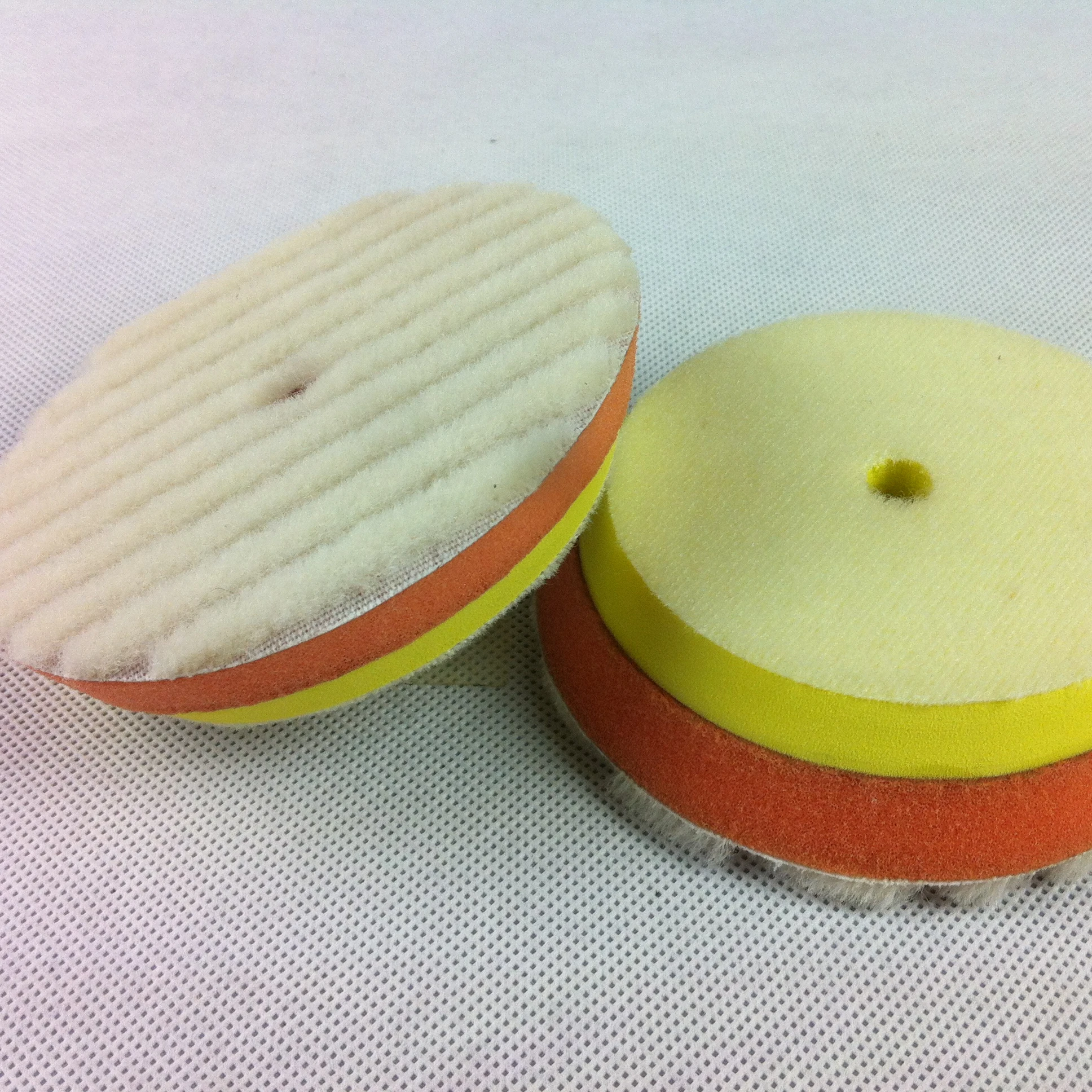 6 дюймов DA полировка с полосками из чёрно-лицевая сторона тампоном для DA полировщик