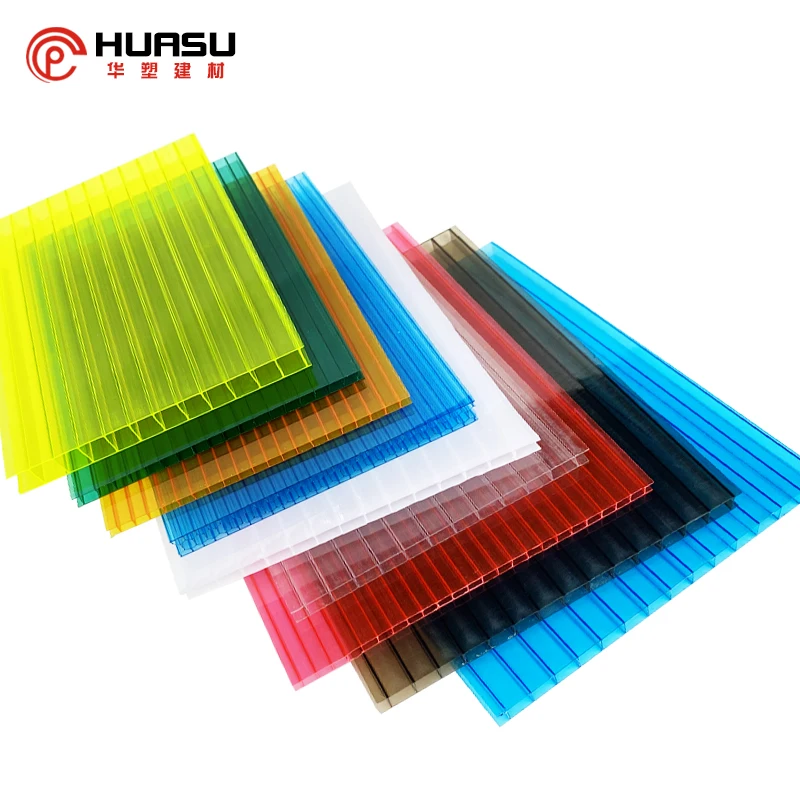 Hollow Polycarbonate Sheet PC Plastic Sheet for plastic roof gazebos