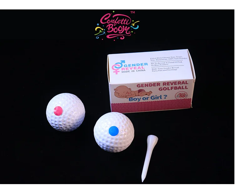 Golf Baby Party Supplies Pink Blue Color Smoke Boy or Girl Gender Reveal for party