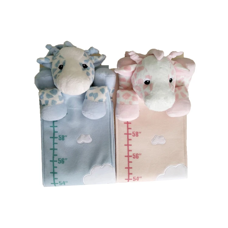 baby height measure ruler stuffed plush toy infant growth ruler height chart