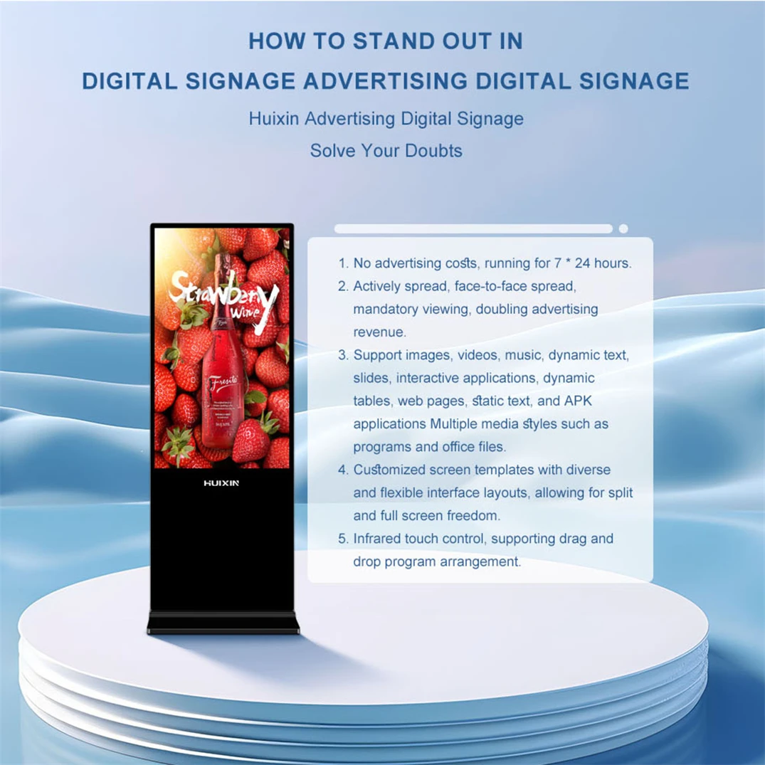 Custom OEM/ODM True Digital Signage & Responsive Ads Display & Led Billboard
