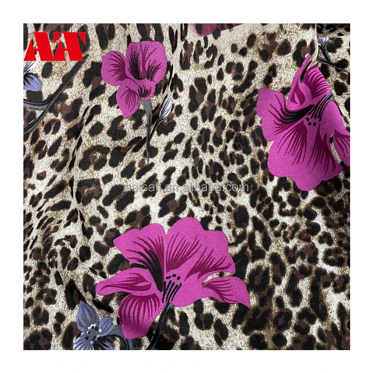 Viscose Costume Printed Woven Fabric Rayon For Wedding Scarf Night Dress Crossing