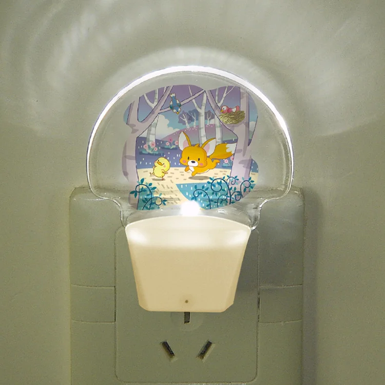 Светодиодная Ночная лампа с датчиком Заката На Рассвет