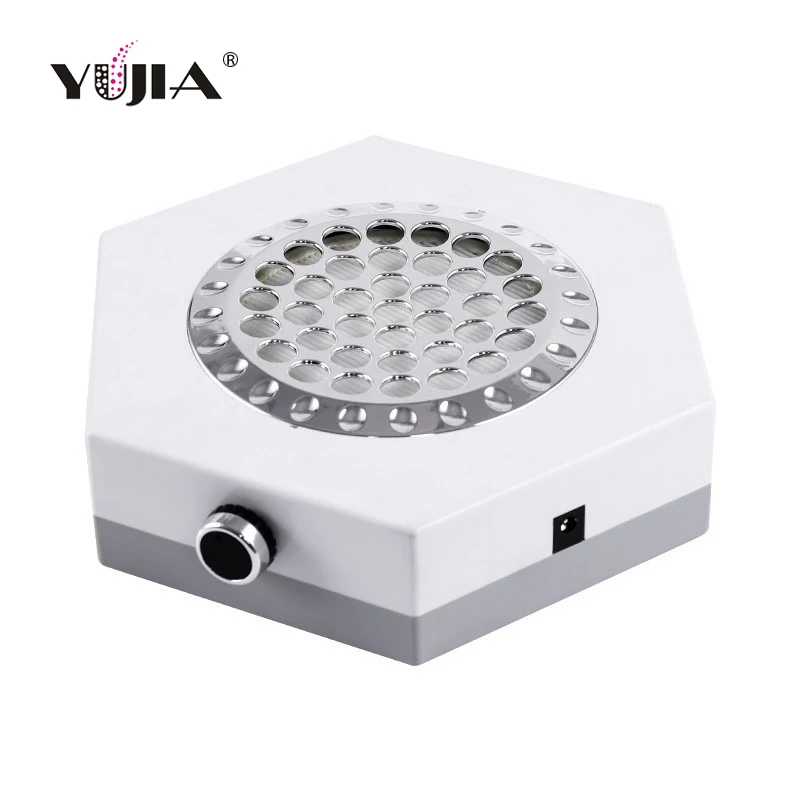 New 80W Japanese nail dust collection with filter and adjustable wind speed is used in mini nail shops