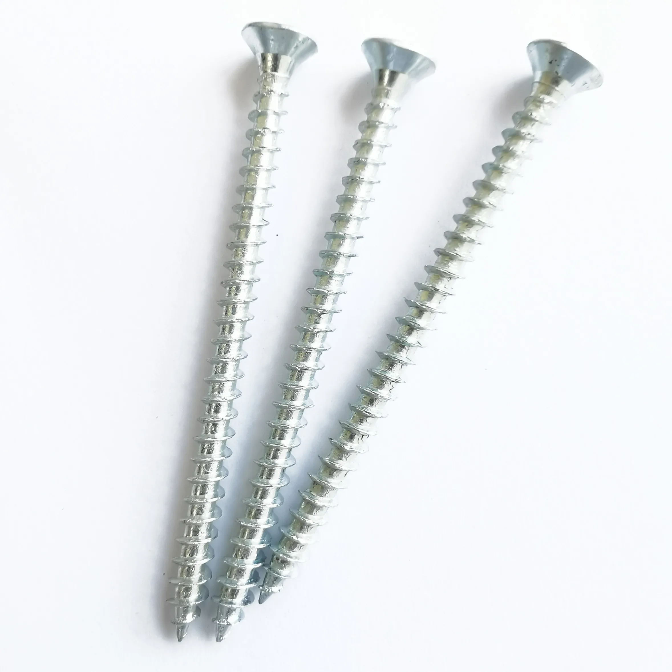 Countersunk head wood chipboard screws zinc plated galvanized direct factory price