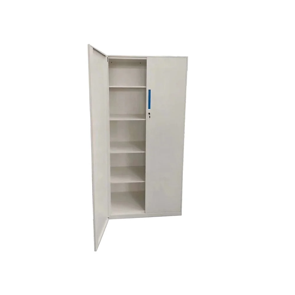 Filing Lockable Cabinet Customized Hot Sale Office Furniture, Stainless Steel Metal Wooden + White Color with Door 22mm