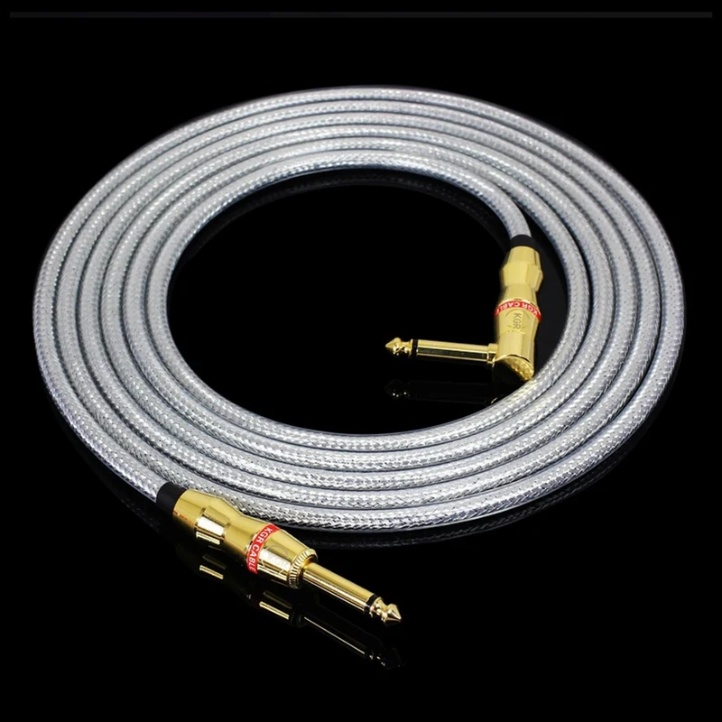 
Wholesaler Musical instrument wire Professional Guitar cable for Electric Guitar/Keyboard 