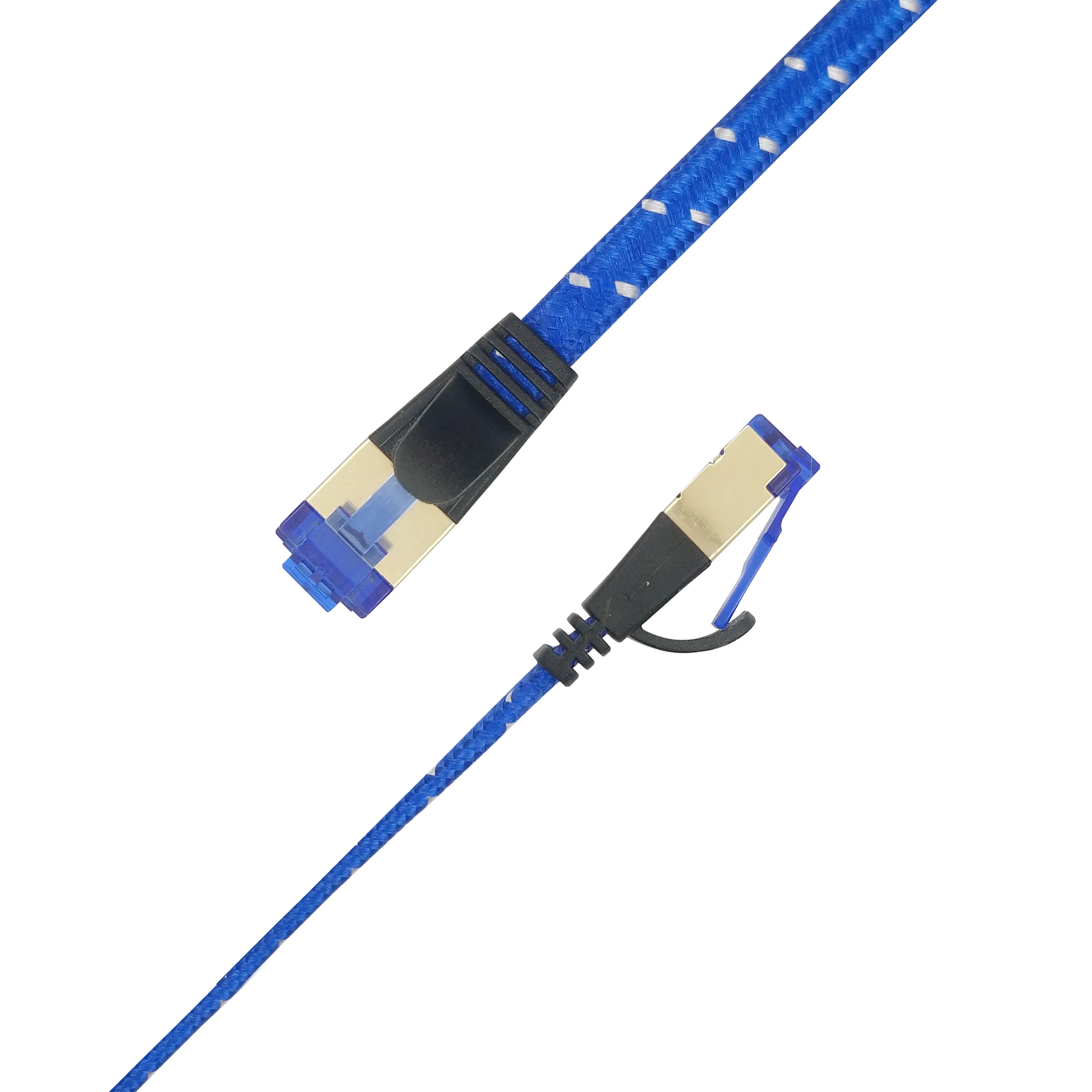 Behpex  Robust nylon fiber jacket Cable data Cat6a lan cable