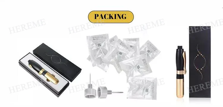 Heremefill Newest Hyaluronic Pen High Pressure 2 in 1 Syringe Hyaluronic Pen/Needle Free Very Cheap Hyaluronic Pen Supplier