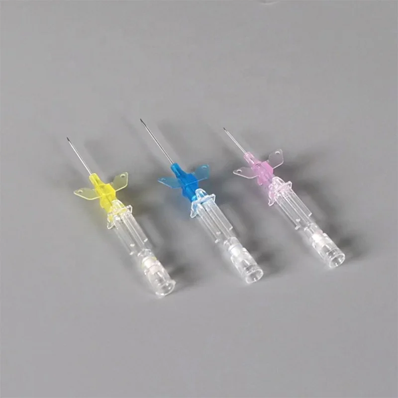 Manufacturer Price 22G 24G 26G Veterinary IV Cannula Catheter Medical I.V. CANNULA NEEDLES FOR PET USE