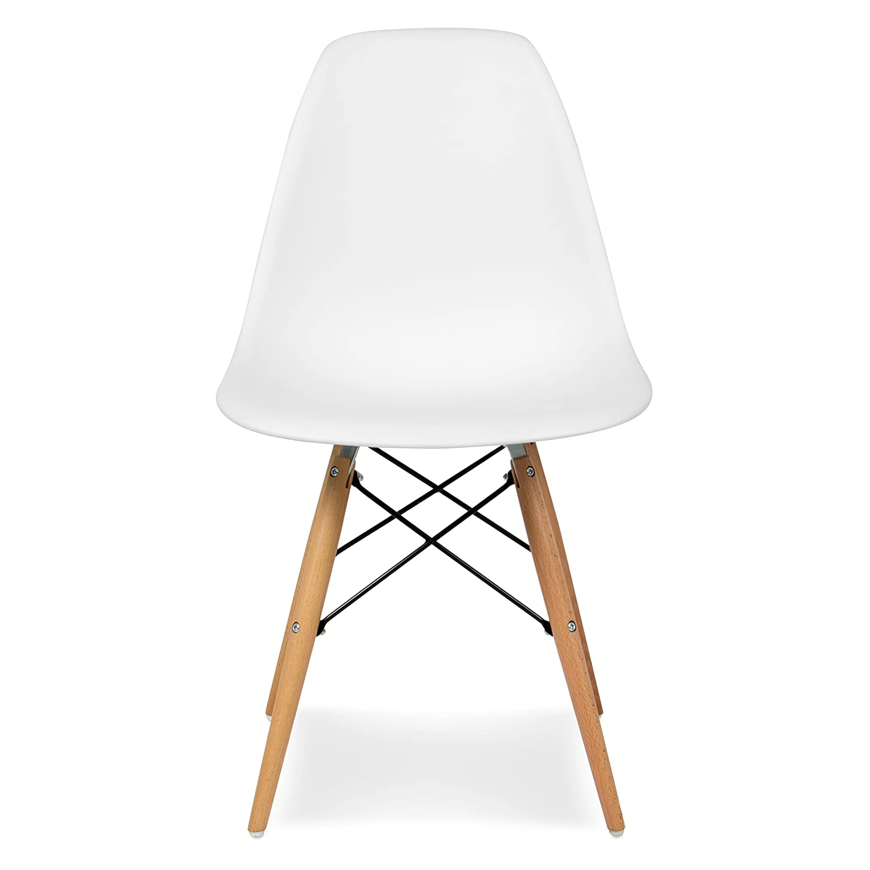 
Modern Comfortable Designer Furniture wooden legs PP Shell seat Plastic Dinning Dining Chair with beech wood legs for home 