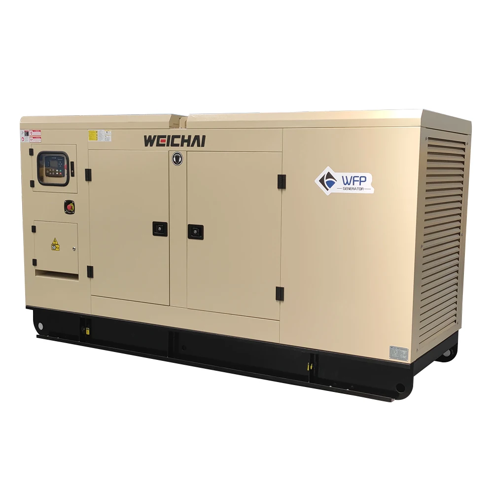 Factory price 380v 400v 100kw 125kva three-phase silent Weichai diesel generator