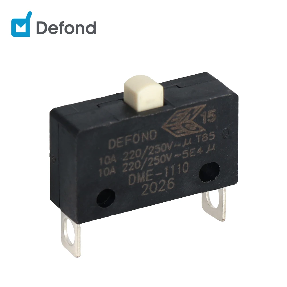Defond NC SPST off-on микропереключатель DME-1116-A-KAS31-02R 125VAC, 220Vac, 250VAC
