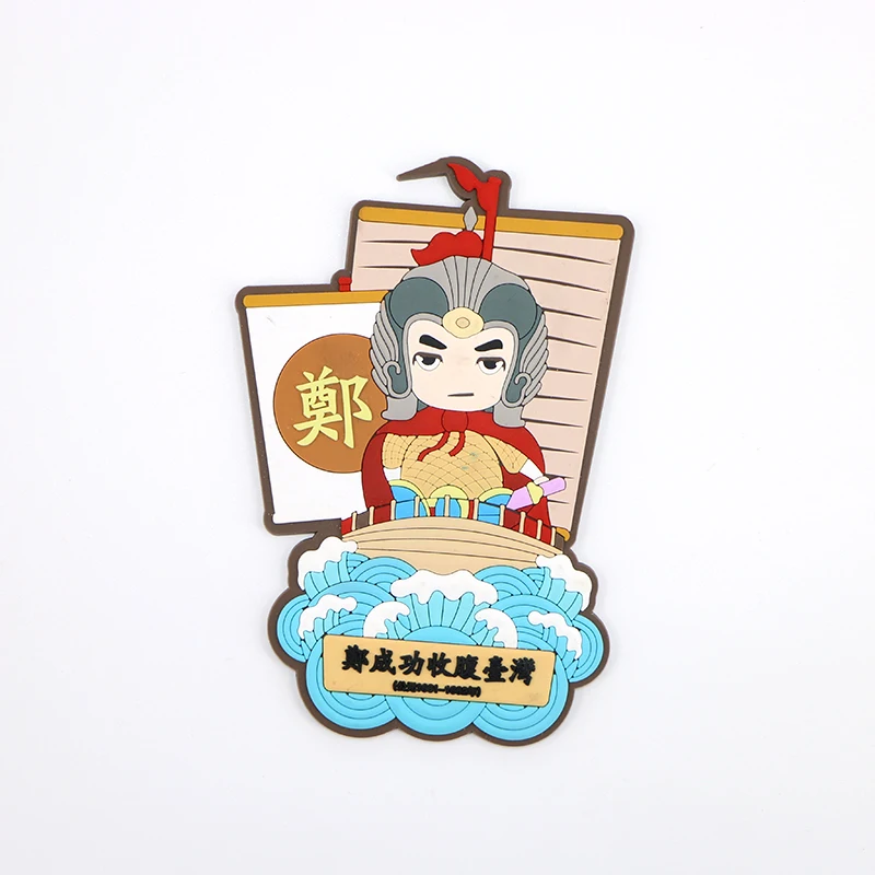 Manufacturer 3d Cartoon Design Pvc Customized Logo mauritius dolphin fridge magnet round fridge magnets manufacturer