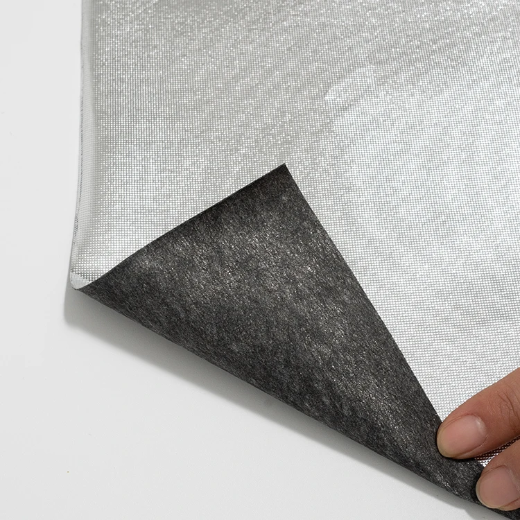 Manufacturer directly sale PET nonwoven fabric heat-insulating double-sided aluminized non-woven fabric