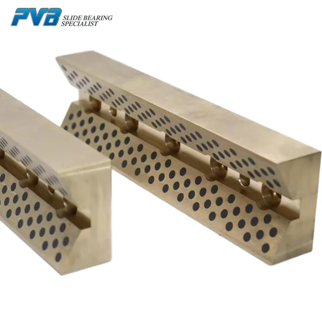 JESW bronze guide elements pads ,2960.86 solid lubricant brass plate, DIN ISO 4762 bronze pad for mould