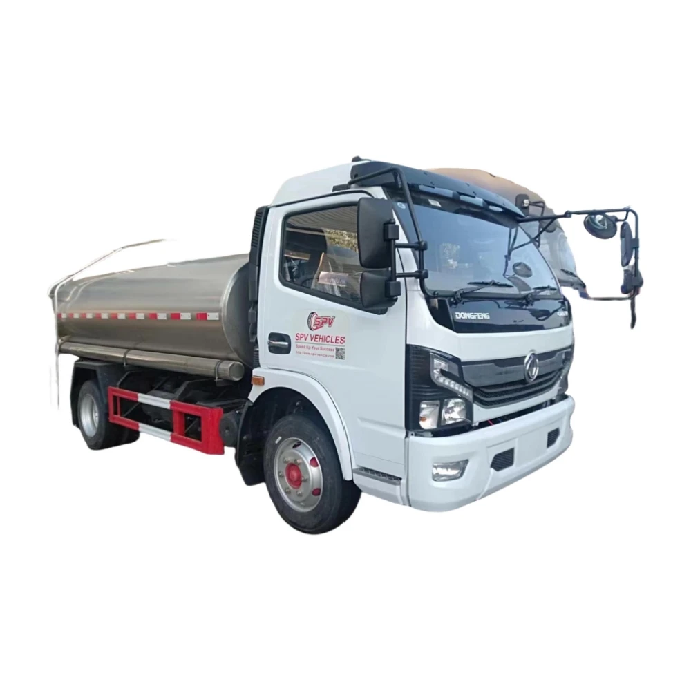 Factory Direct Sale Dongfeng stainless steel cooling truck for milk tanker truck milk transport vehicle