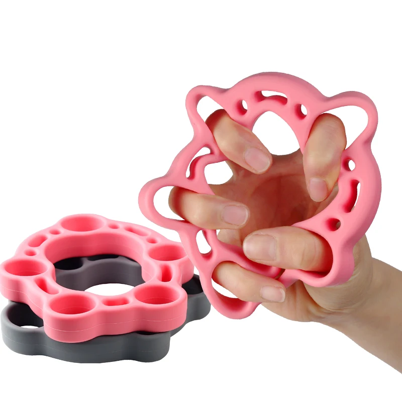 Hand Exerciser Silicone Finger Stretcher Hand Extensor Exerciser Finger Grip Strength Trainer and Hand Grip Strengthener
