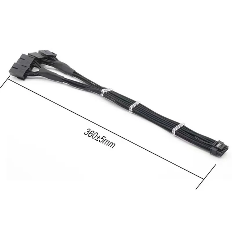 12 + 4Pin 16P на Pci-E 4 шт. 8Pin GPU видеокарта 16AWG PCIE 5 0 кабель RTX4090Ti адаптер питания