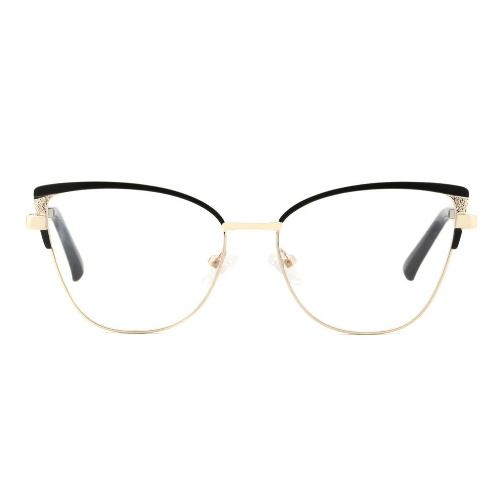 Retro Optical Metal Frames Durable Cat Eye Eyewear South America Market Popular