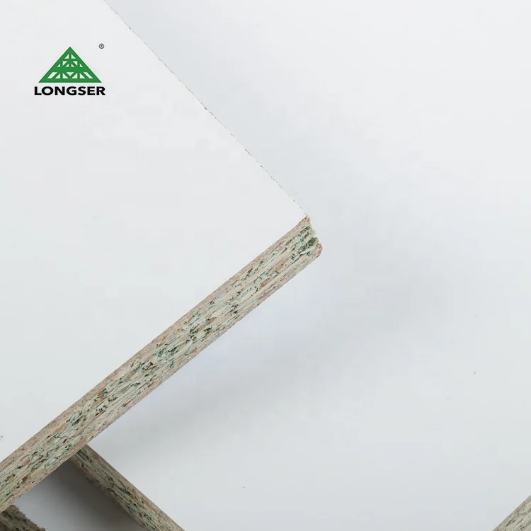 Melamine particle board for ceiling double sided melamine laminated particle board hmr particle board melamine 18mm