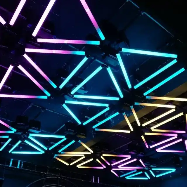 Открытый IP65 RGB полноцветный светодиодный пиксельный трубчатый светильник DMX для светодиода сценический бар